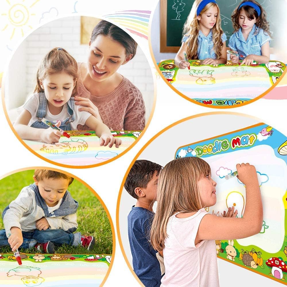 8pcs Water Doodle Pens, Water Mat Pens Water Drawing Play Tool Toy for Water Drawing Mat - Image 5