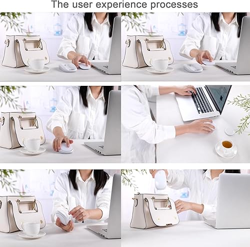 Miniatura 7 de Paquete de 2 stents ergonómicos de base de carga inalámbrica para Magic Mouse de 2 generaciones, accesorios perfectos para agarre ergonómico,