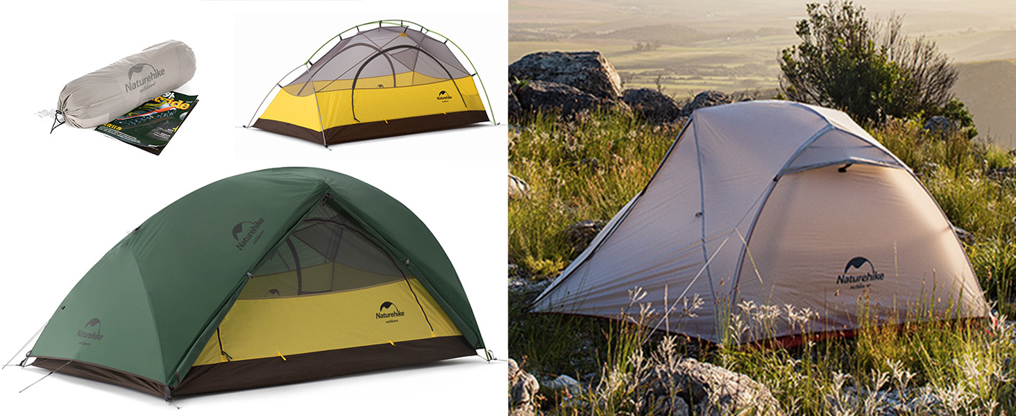 Amazon.co.jp: Naturehike StarRiver2 テント 2人用 PU3000mm+ 多機能