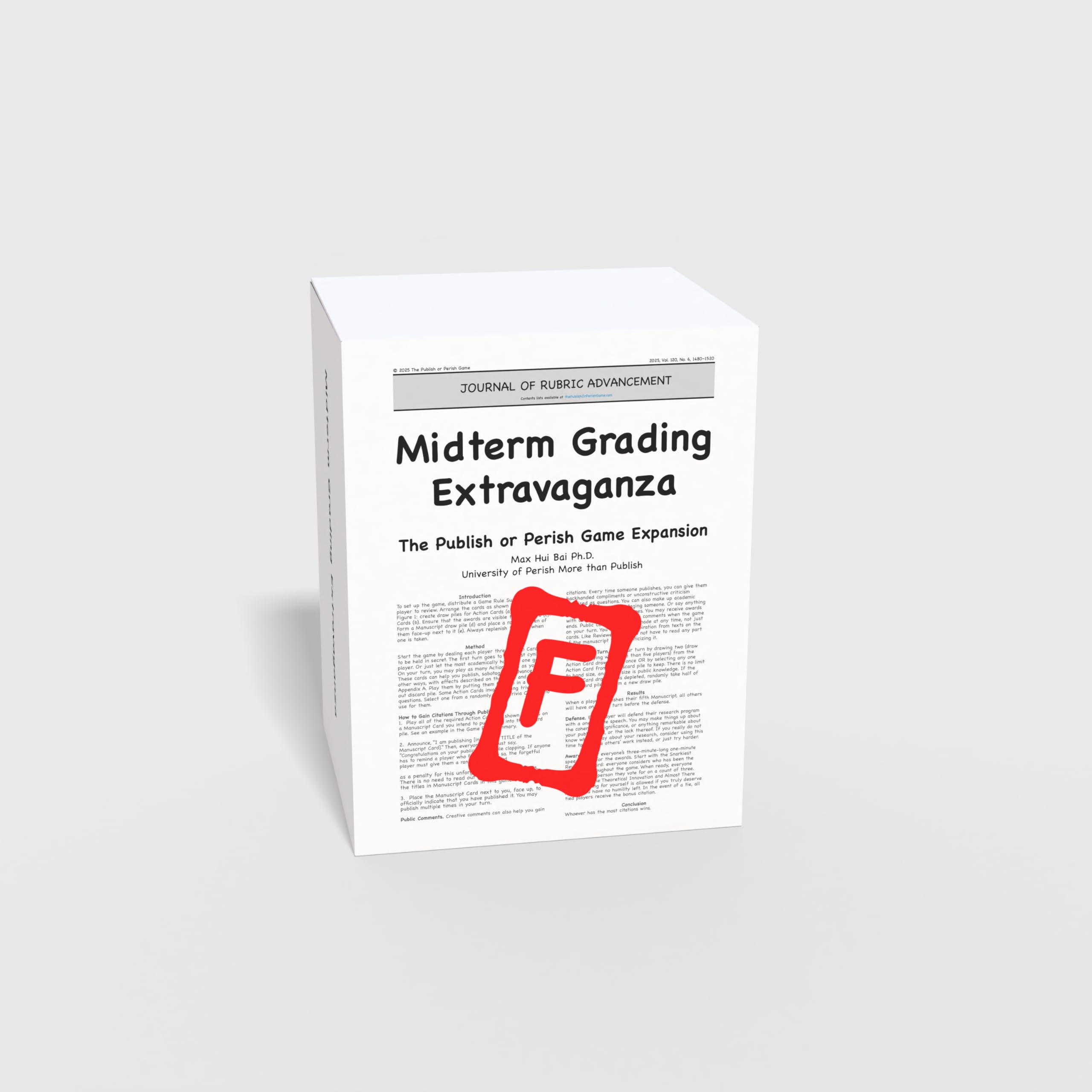 Midterm Grading Extravaganza: A Publish or Perish Game Expansion