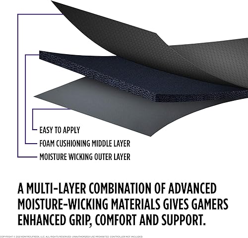 Miniatura 4 de KontrolFreek Performance Grips for PlayStation 5 (PS5) Controller (Nightfall Black)
