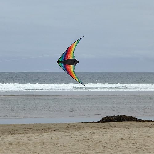 Vista 33 de In the Breeze 48-inch Stunt Kite, Dual Line, Framed Kites for Beginner to Intermediate Sport Kite Flyers Smokin' Pirate