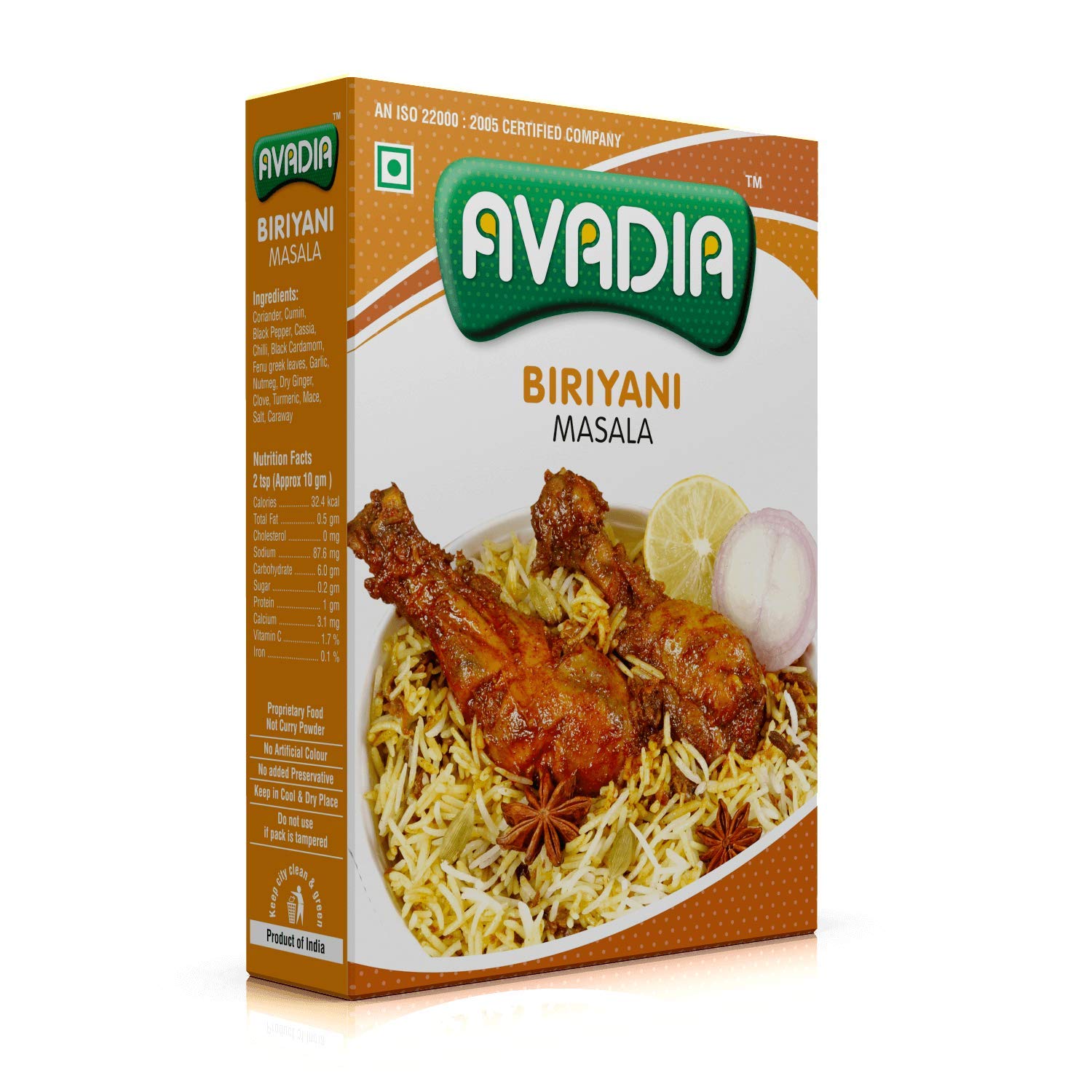 Avadia Biriyani Masala (250) (B08BXVTTQY) Amazon Price History, Amazon Price Tracker