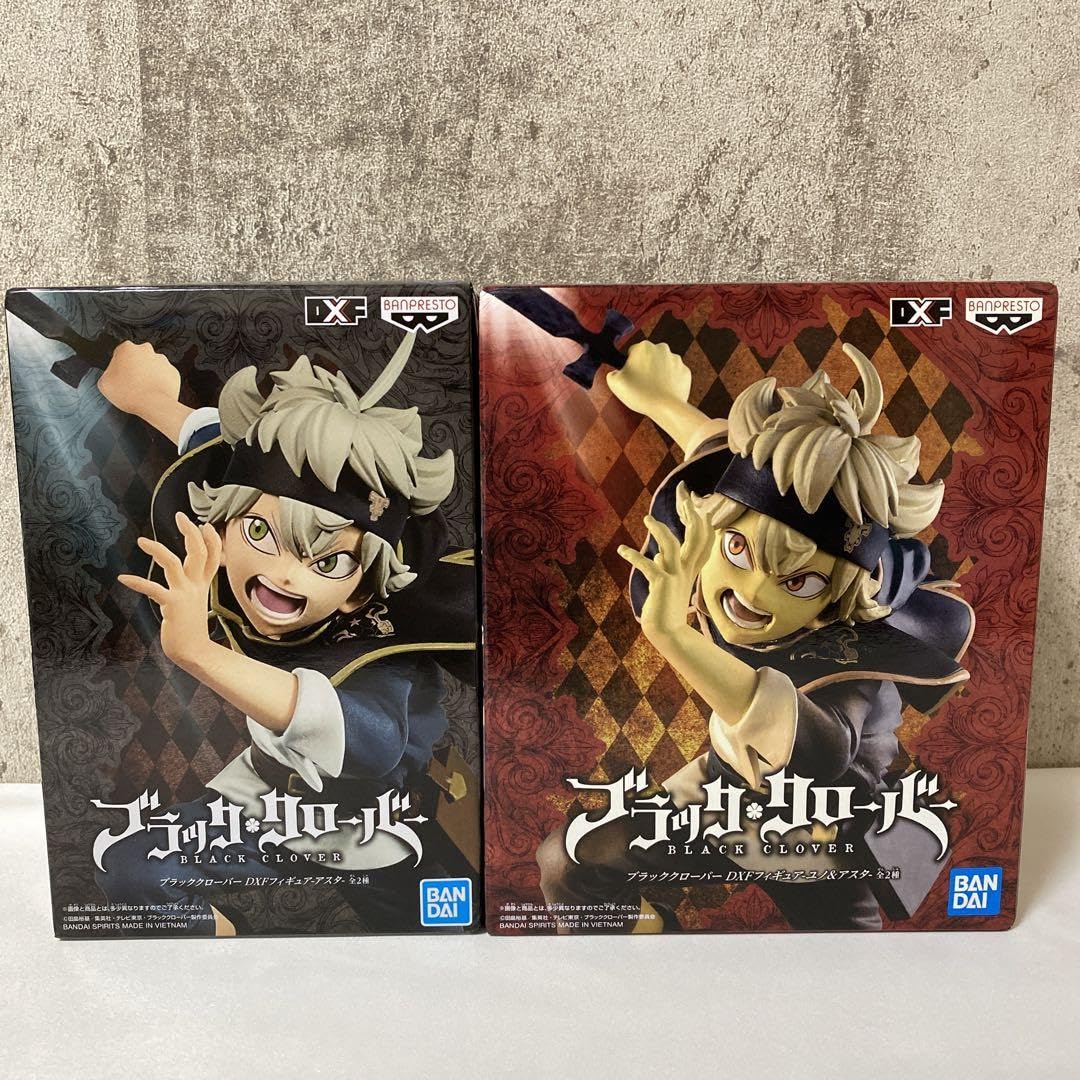 Amazon.co.jp: Black Clover DXF Figure Asta 2 Piece Set : Toys & Games 