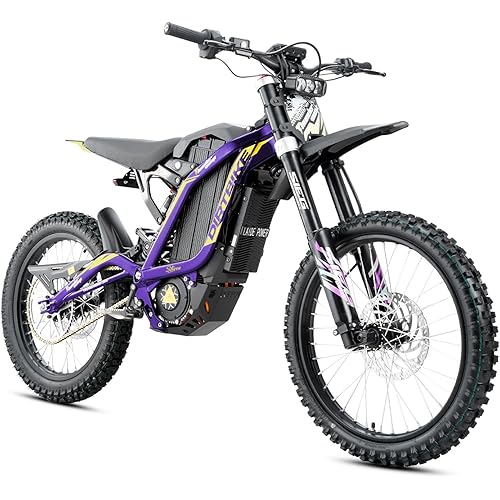Thunderwasp XR16 Electric Dirt Bike for Adults| Peak 16KW Mid-drive Motor for 460N.m & 56Mph,72V 40AH Removable Battery for 75Miles,Hydraulic Brake,19"/18" Off-road Tires,NFC,for Trail & Hill