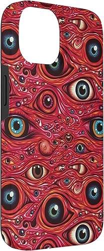 Miniatura 6 de iPhone XXS Weirdcore Dreamcore Horror  Trippy psicodélico  Estuche de globos oculares