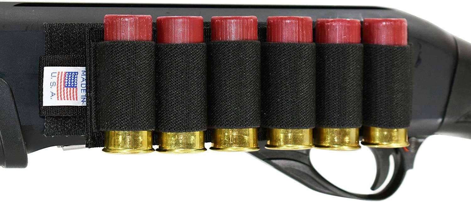Trinity Shell Holder Compatible with Mossberg 835 12 Gauge Pump Shells Carrier Hunting Accessory Holder 12 Gauge Tactical Shell Pouch Ammo Shell Round slug Carrier Reload Adapter Target.
