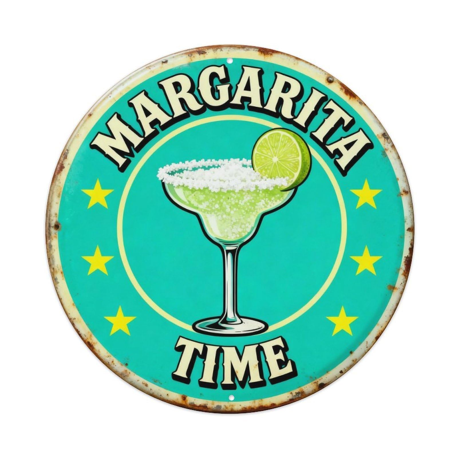 Margarita Time Bar Sign Metal Tin Sign Plaque