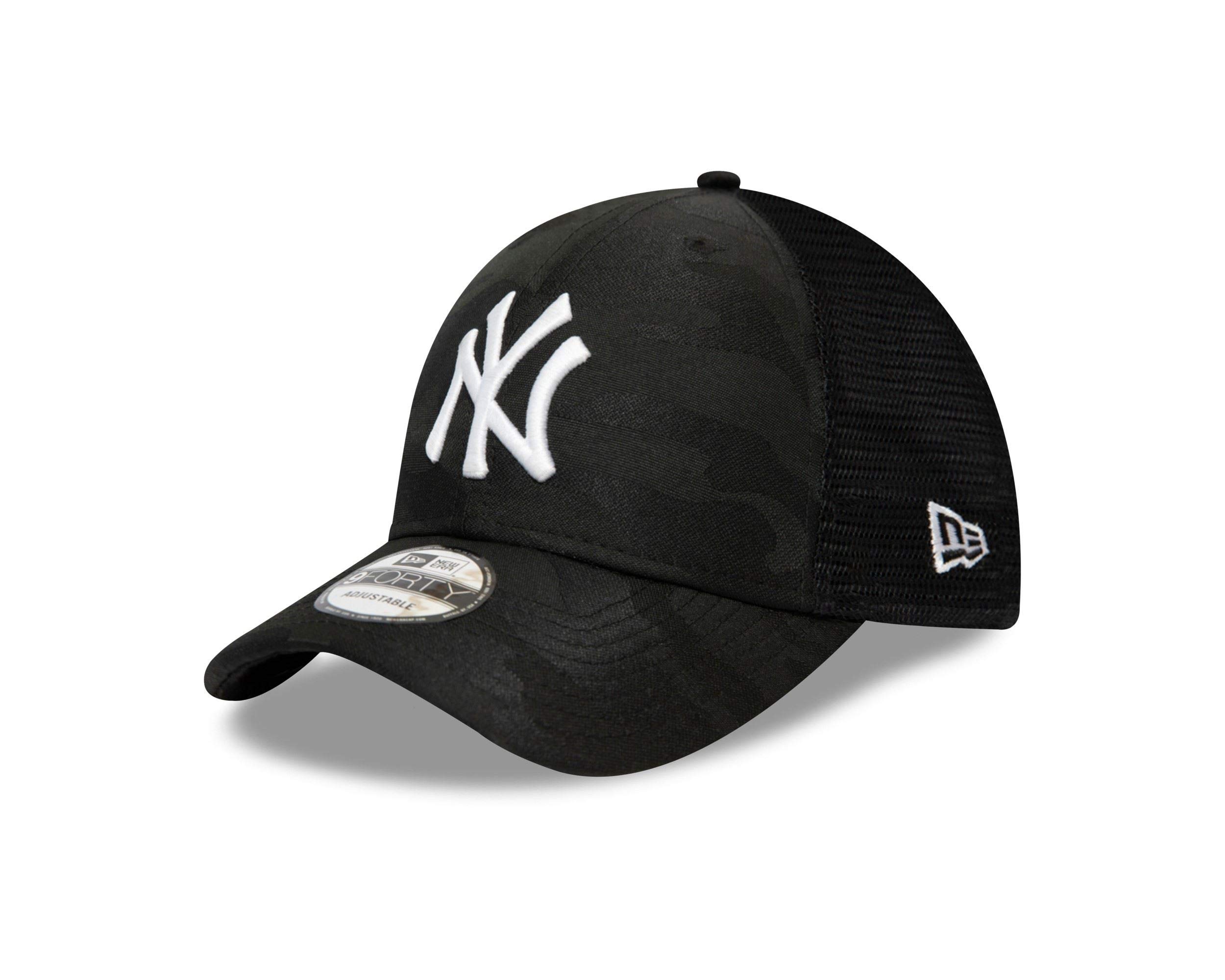 New Era New York Yankees MLB Cap 9forty Verstellbar Basecap Mesh Kappe Schwarz - One-Size โ image 1