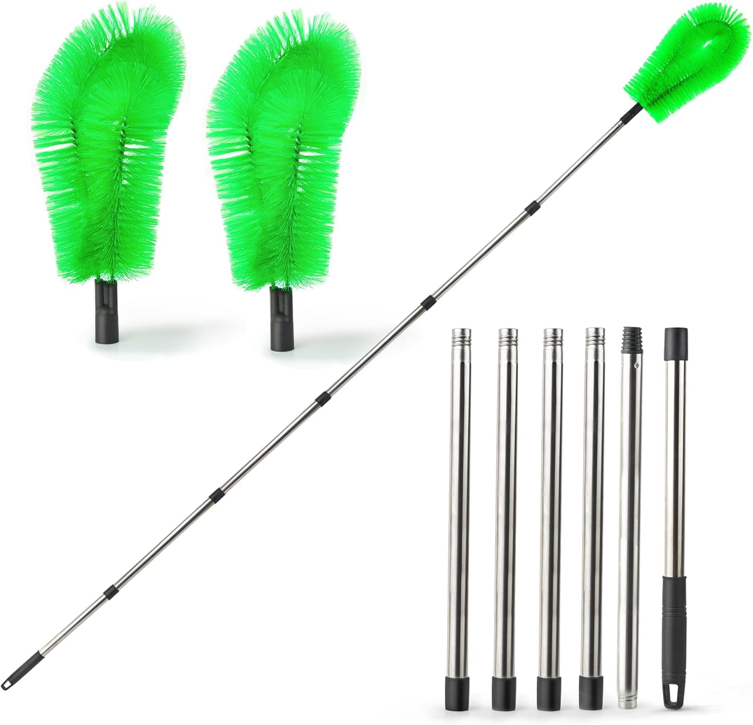 2 Pcs Gutter Cleaning Brush, 8.5Ft Gutter Cleaning Tools
