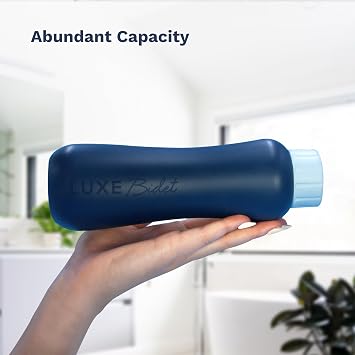 LUXE Bidet Portable Travel Bidet - 450-mL Capacity, Non-Slip, Ergonomic Bottle with Retractable Nozzle and Storage Bag