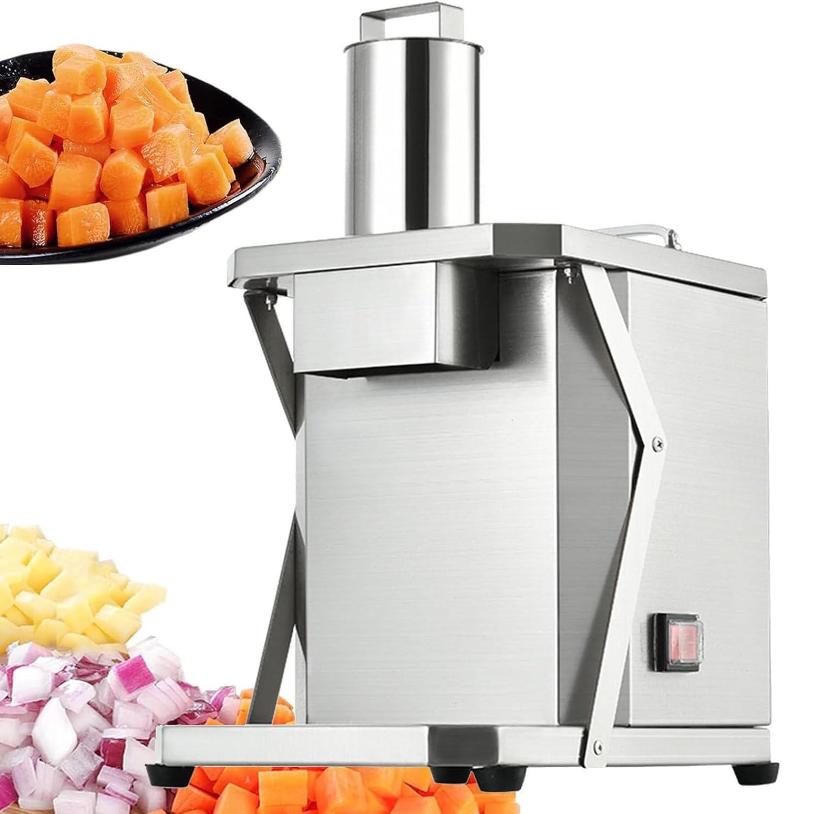 Tagliaverdure e Frutta Elettrico a cubetti 220V