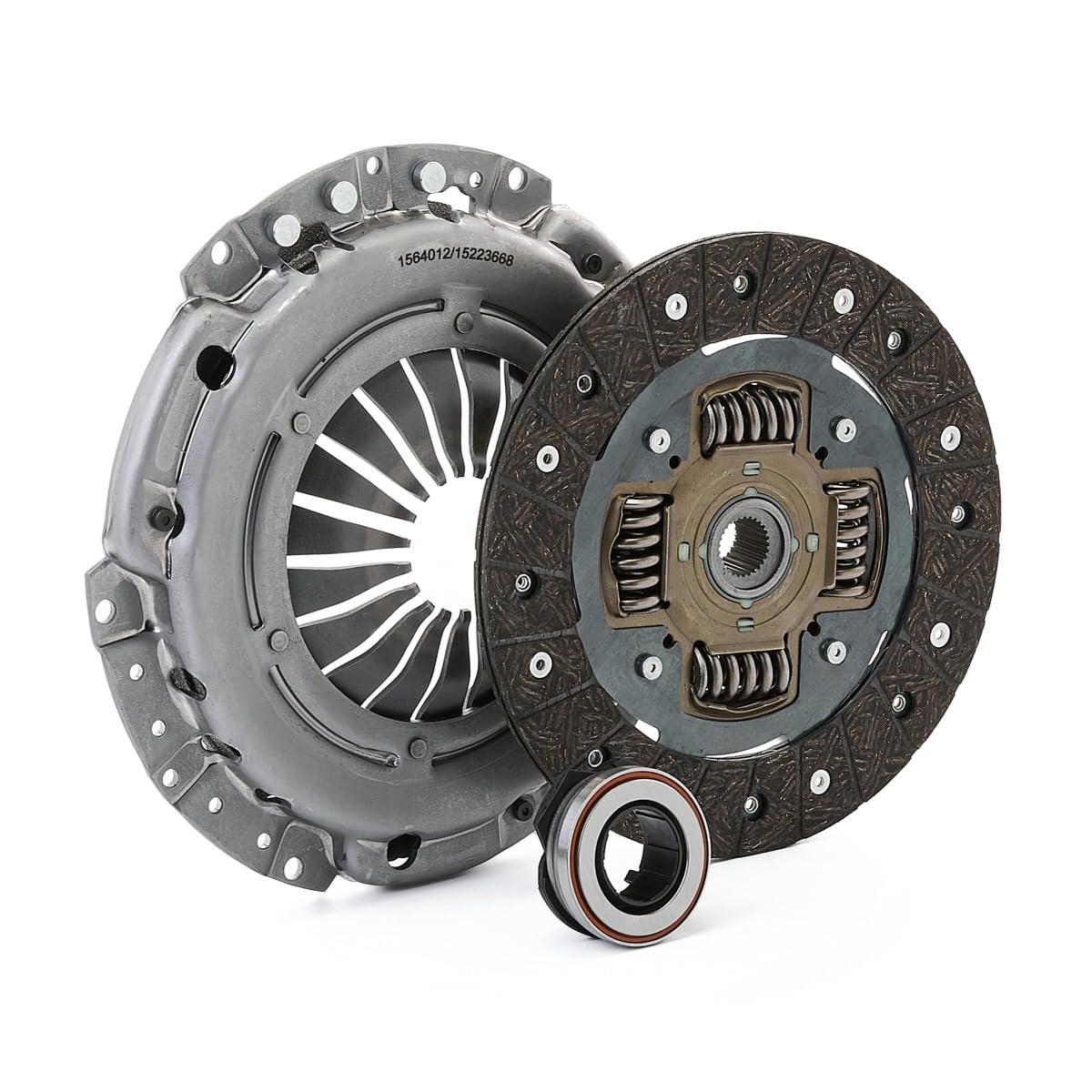 Zestaw sprzęgła RIDEX 479C0436 Kompatybilny z VW Vento A6 POLO Van 6R Polo Hatchback 6R1, 6C1 Beetle Hatchback 5C1, 5C2 Beetle Cabrio 5C7, 5C8
