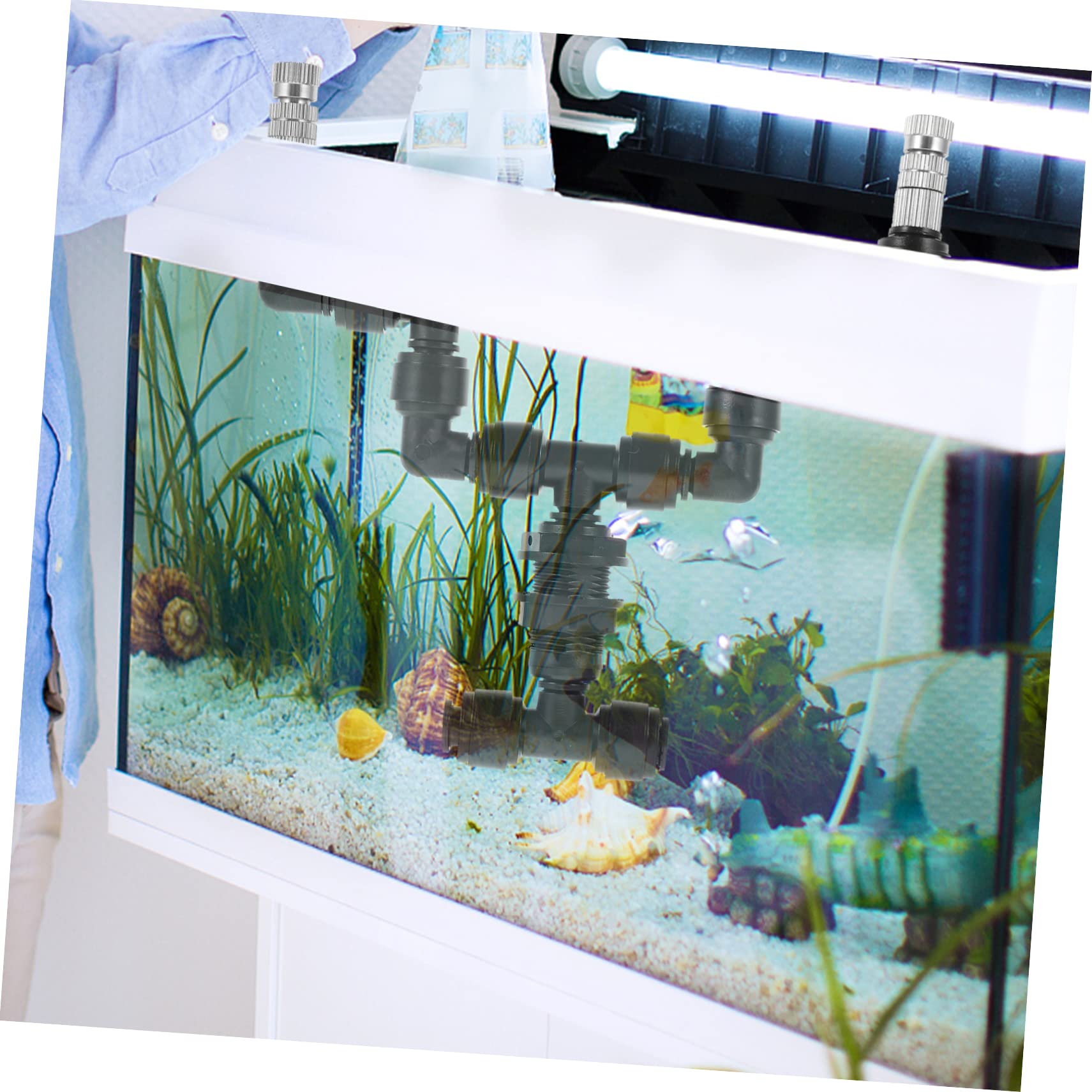 BESPORTBLE 5piezas Boquilla De Nebulización Para Riego De Jardines Cabezal Atomizador Para Mascotas Reptiles y Humidificación De Musgo Terrarios y Balcones