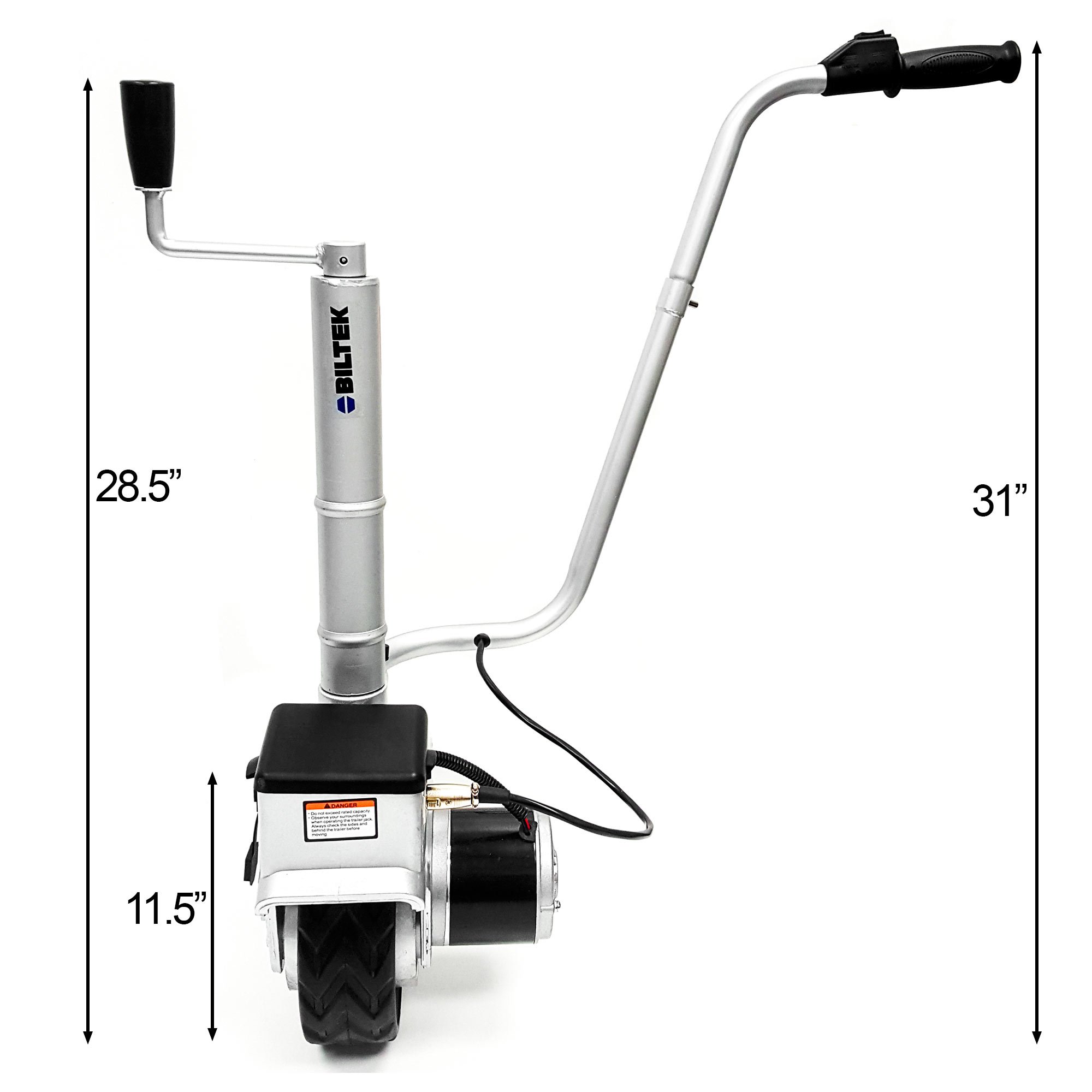 Buy Biltek Trailer Mover 350W 12V Electric Trailer Jack Mini Mover Trailer Jockey Wheel Max