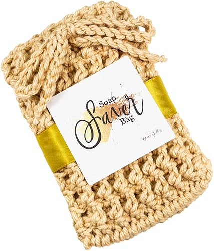 Taupe Soap Saver Pouch - Handmade Bathing Accessories for Bath and Shower (Single Bag)