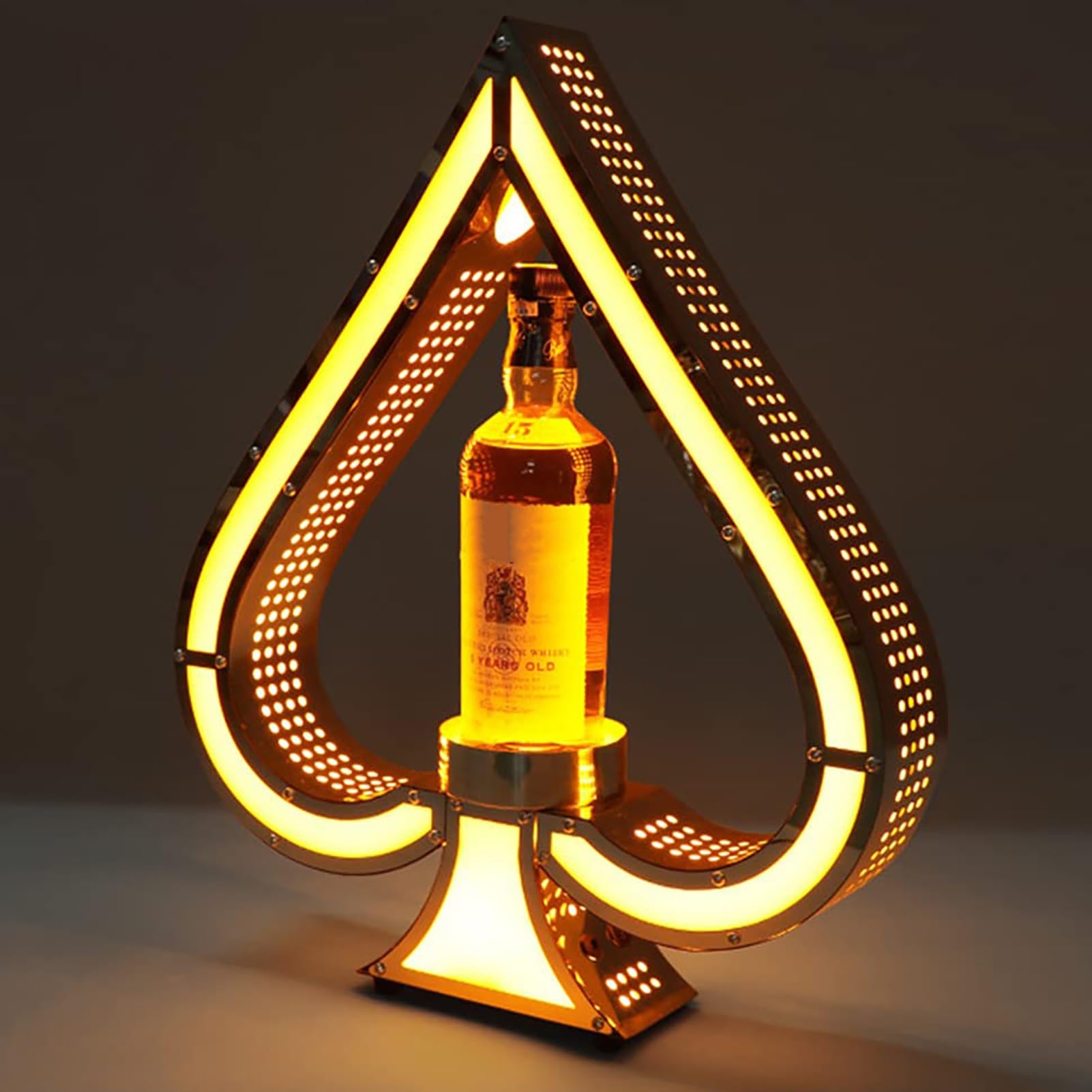 Espositore a LED per bottiglie di champagne, ricaricabile, per bar, hotel, discoteca, feste private, illuminazione perfetta per bottiglie di vino e supporto per presentazioni