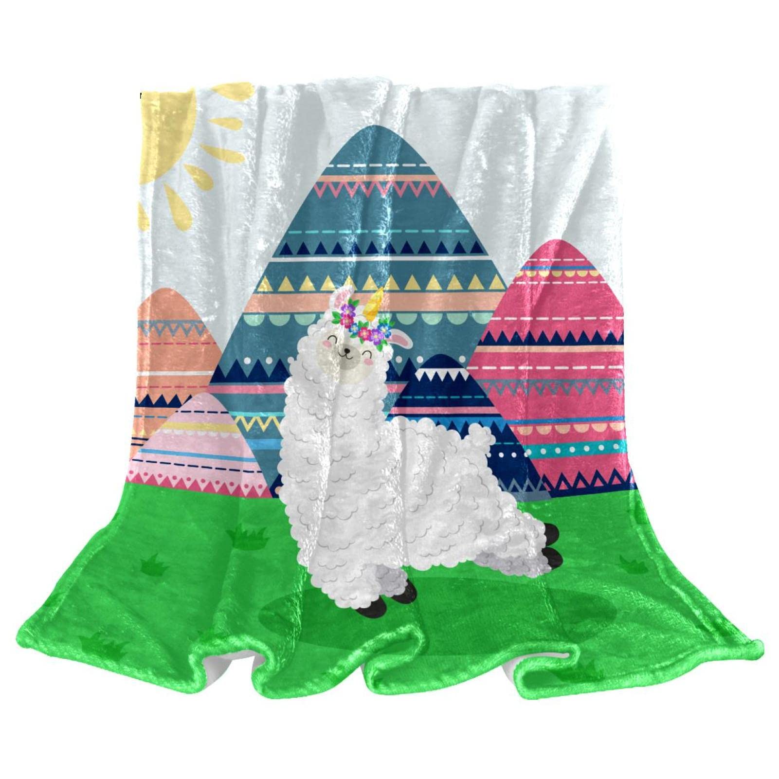 Couvre-lit lama douillet pour réchauffer les nuits d'enfant