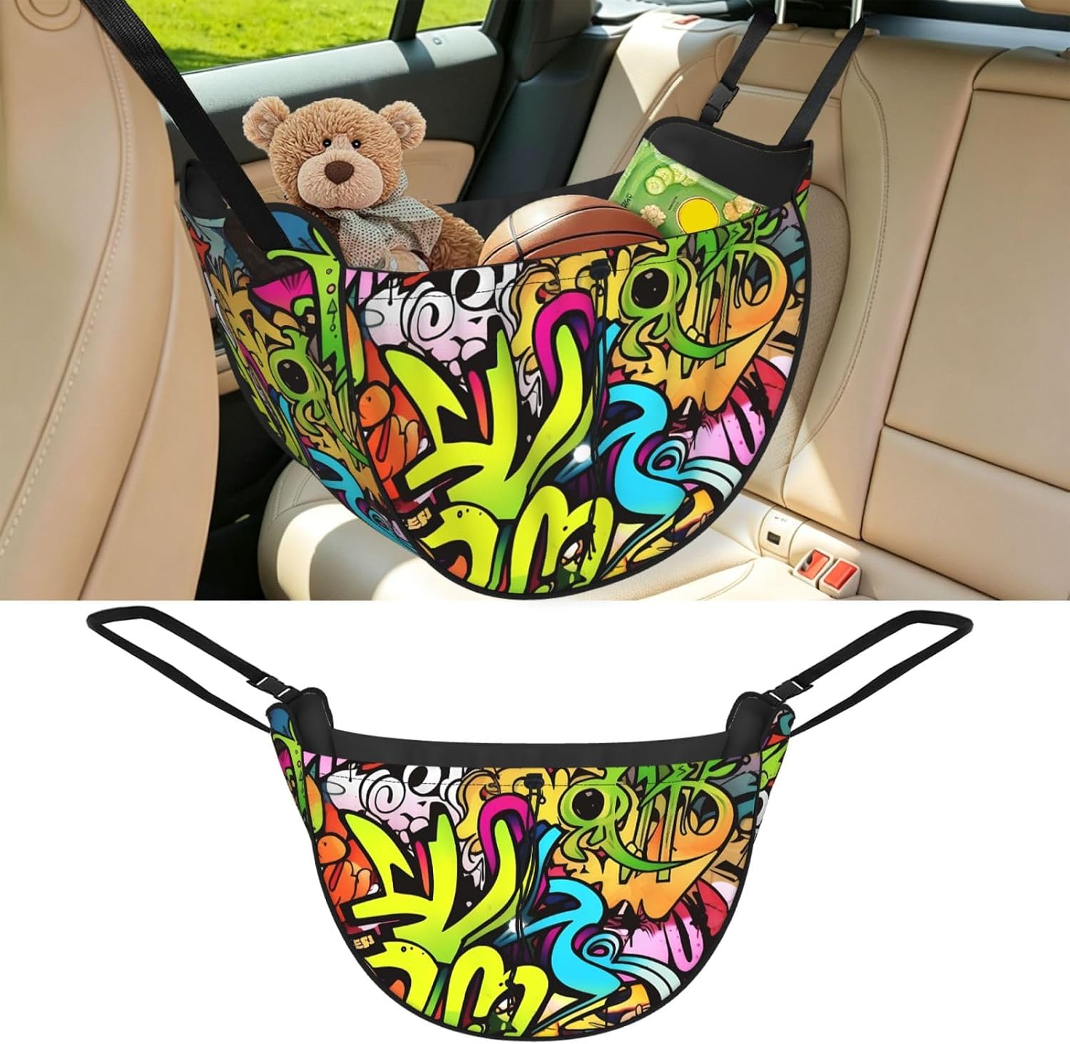 Car Seat Organizer Waterproof Backseat Storage Bag Multiple Car Organizer