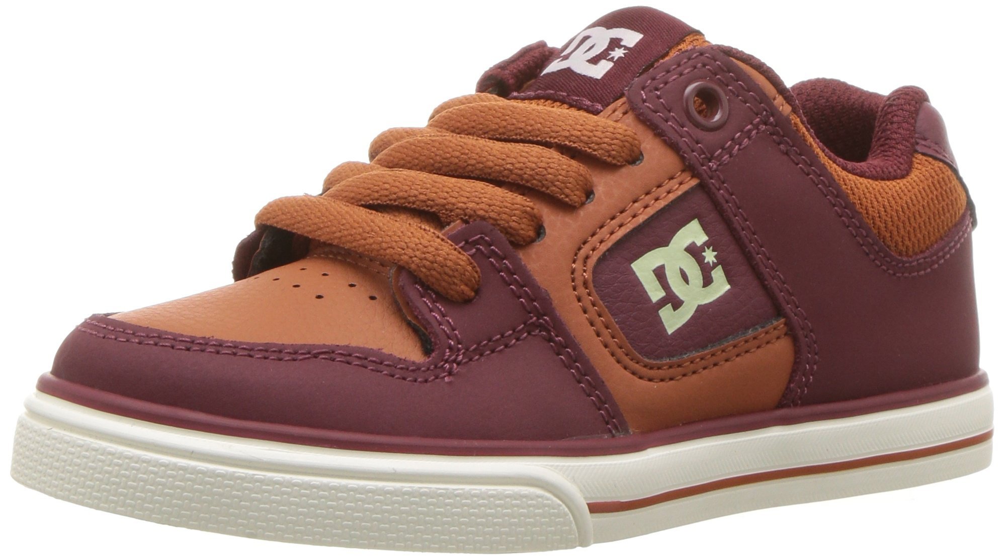 DC Kids' Pure Elastic Skate Shoe,