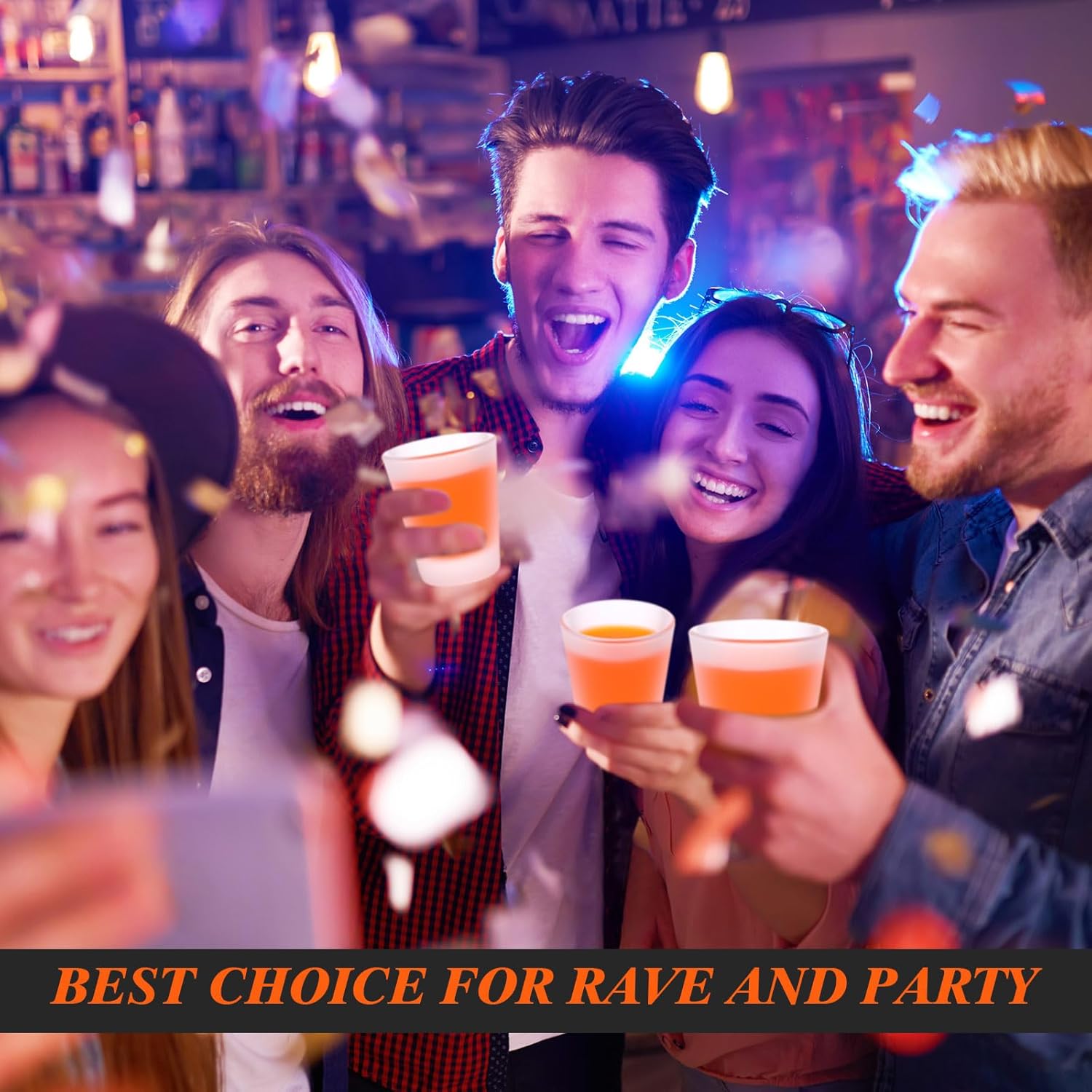 Roshtia 12 Pack Sublimation Frosted Shot Glass with Heavy Base 1.5 oz Sublimation Blanks Cups Cute Shot Glass Tumbler Bulk for Heat Press Personalized Gift Wedding Party - Image 5