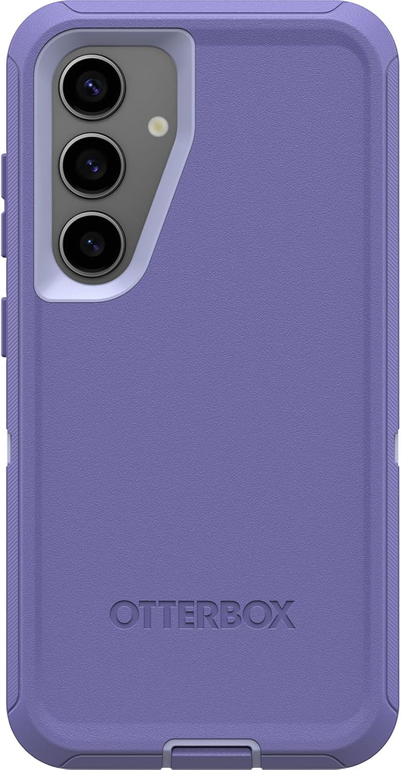 OtterBox Samsung Galaxy S24 (Only) - Defender Series Case - Mountain Majesty (Purple) - Case Only - Rugged & Durable - with Port Protection - Non-Retail Packaging