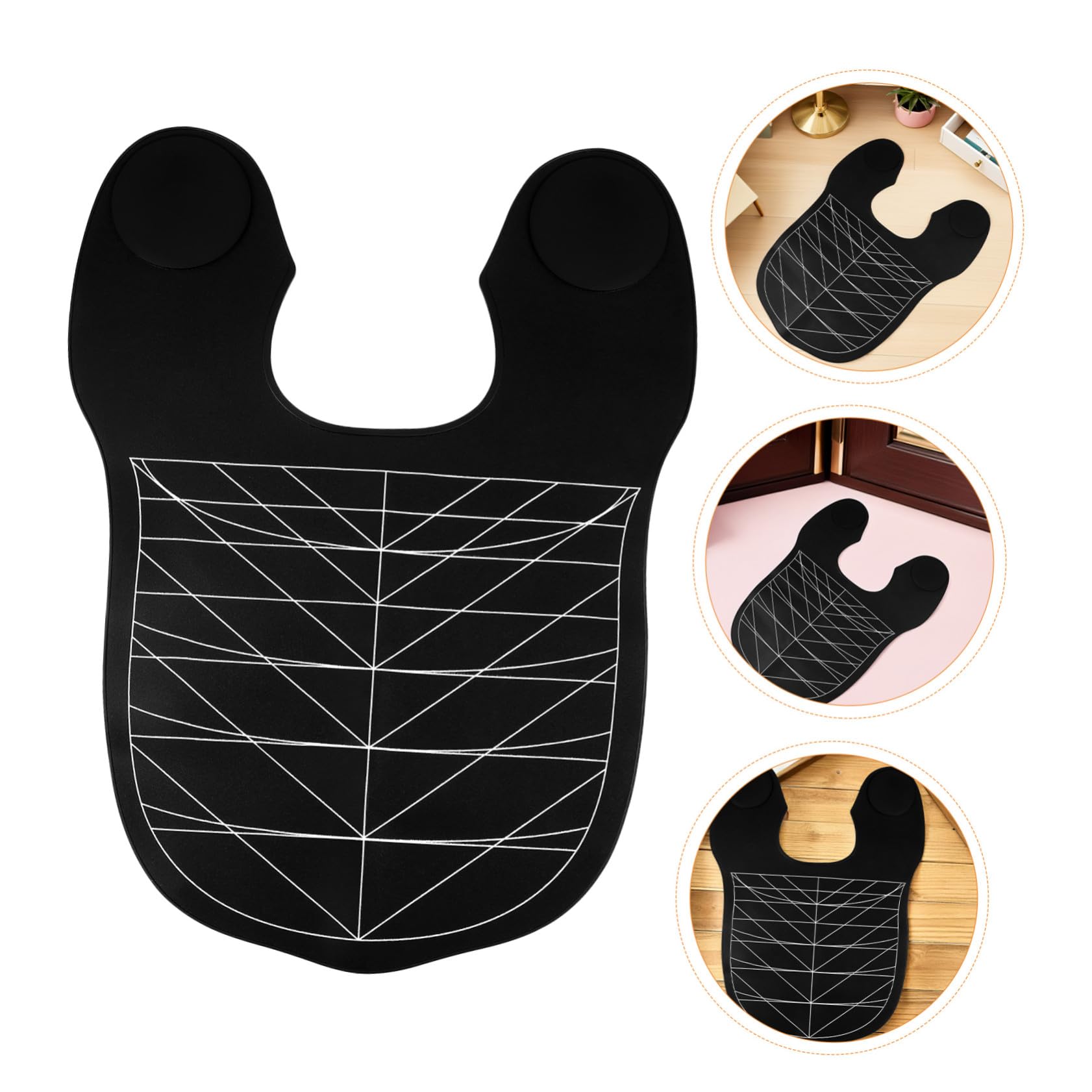 2 Piezas Cape de Corte de Pelo de Silicona Cuello Ergonómico para Tinte y Corte Protector de Ropa para Salón Fácil Limpieza y Uso Profesional