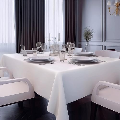 Miniatura 2 de Thcbme Mantel de vinilo, mantel rectangular impermeable a prueba de aceite, resistente al desgarro, apto para varias vacaciones, mantel de PVC