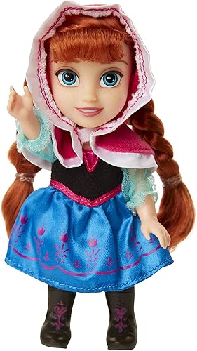 Miniatura 3 de Disney Frozen Deluxe - Set de regalo de muñecas pequeñas, incluye a Anna, Elsa, Kristoff, Sven y Olaf Las muñecas miden aproximadamente 6 pulgadas