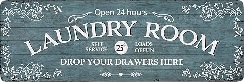 Miniatura 3 de Lahome Alfombra de lavandería de 20 x 59 pulgadas, antideslizante, lavable, alfombra de pasillo para baño, cocina, baño, decoración de pasillo,