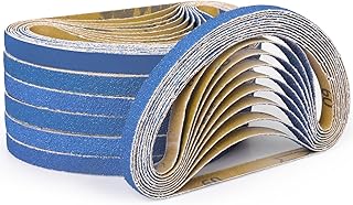 12-Piece 1/2" x 18" Zirconia Abrasive Sanding Belts