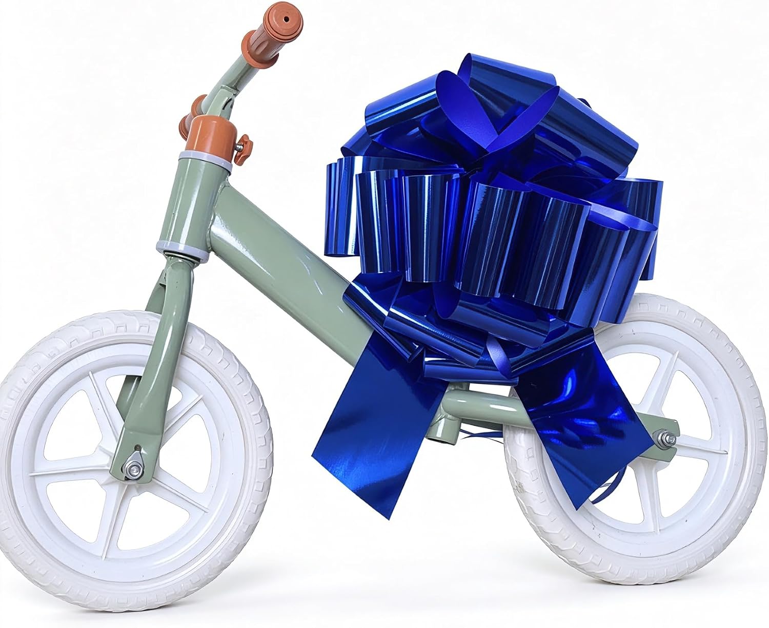 Big Gift Bow 10 Inch 2 Pack Large Blue Bow for Gift Bike Birthday Decor