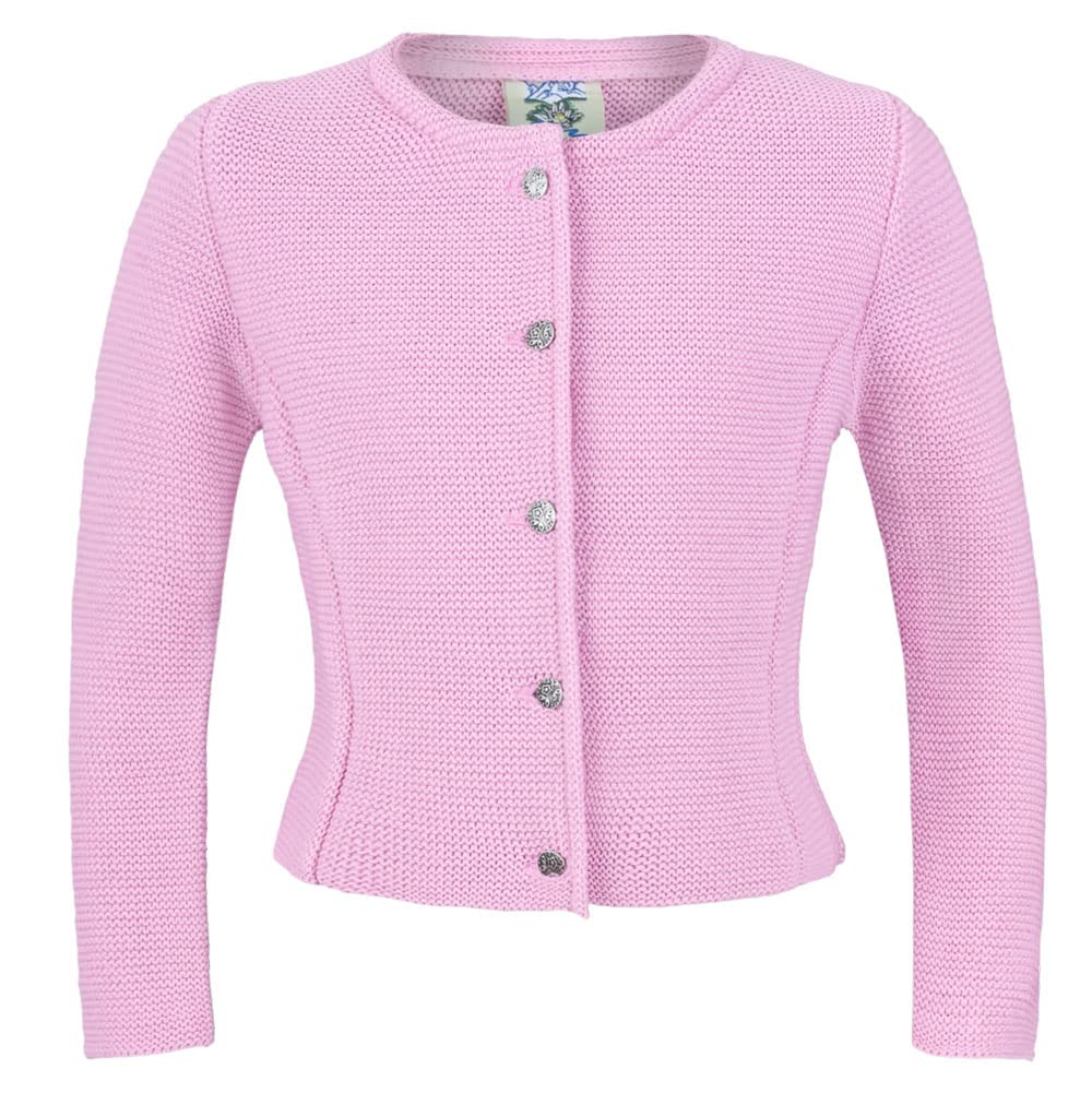 Isar-Trachten Kinderstrickjacke 47065 Trachtenjacke für Mädchen Elegante Jacke