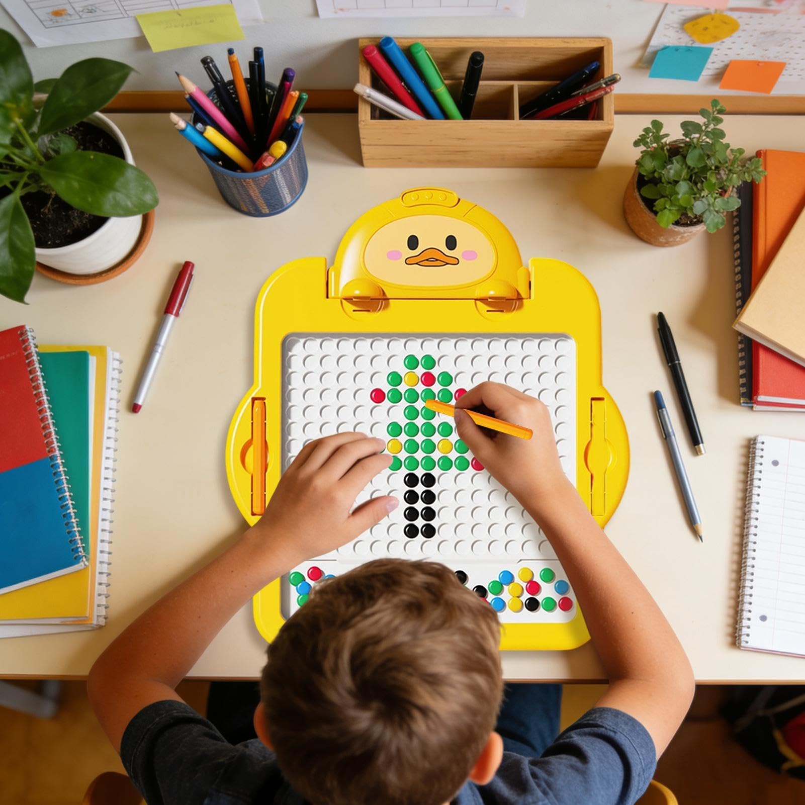 Zeichentafel Wiederverwendbarer, lehrreicher Malspaß | Magnet-Zeichentafel Für Kinder im Alter von 3-6 Jahren, Mädchen, , Weihnachten, Neujahr, Vorschule, Kindergarten, Geburtstag