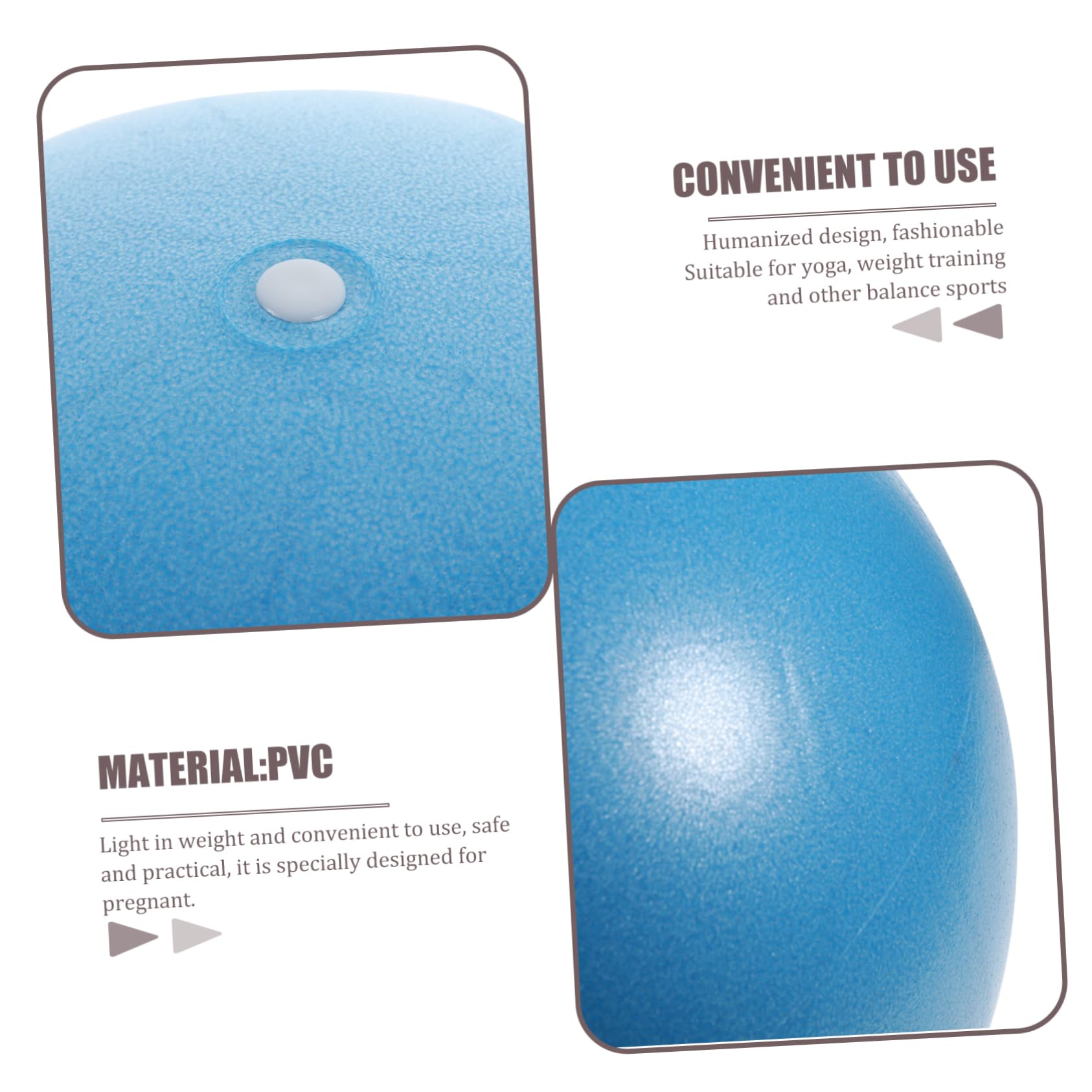 BRIGHTFUFU 12pcs 9 Yoga Ball Small Ball Therapy Exercise Pump Home Workout Gym Core