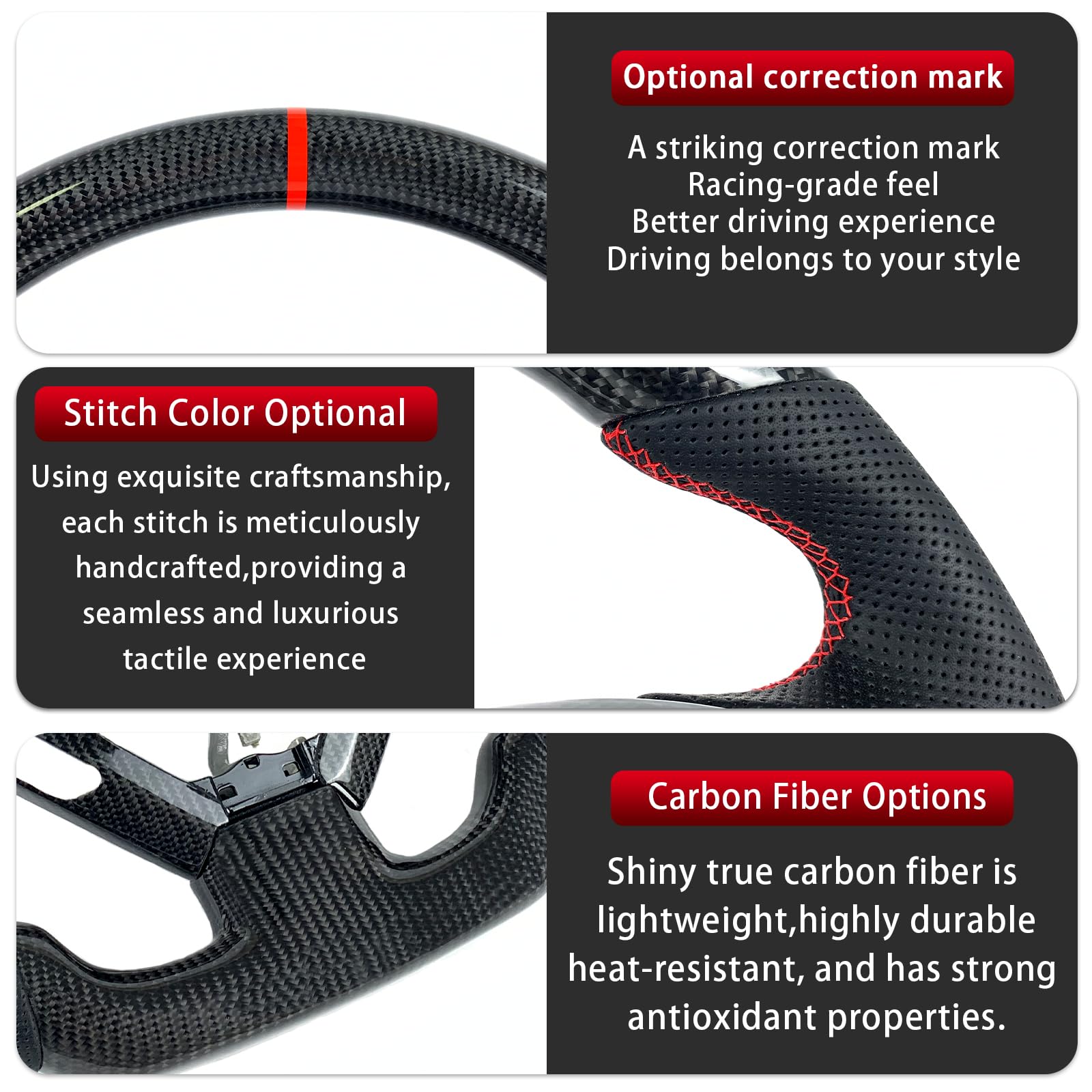 Car Carbon Fiber Steering Wheel For Infiniti G37 G35 G25 Steering Wheel Carbon Fiber 2007 2008 2009 2010 2011 2012 2013