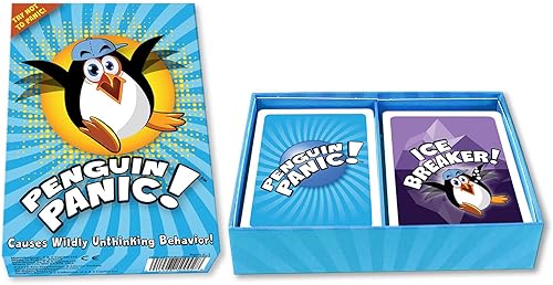 Miniatura 6 de Moose Master and Penguin Panic - Paquete de 2 juegos de cartas para fiesta, diviértete haciendo reír a tus amigos, para personas divertidas que