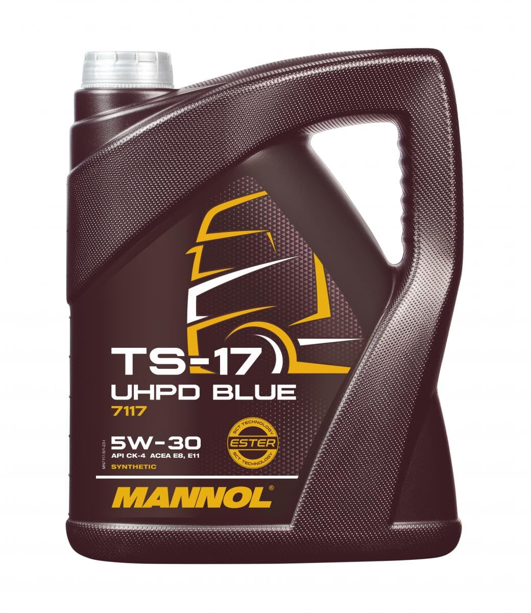 MANNOL 7117 (5L) TS-17 UHPD BLUE SAE 5W-30 API CK-4 ACEA E8 ACEA E11 FULLY SYNTHETIC TRUCK ENGINE OIL-image-30