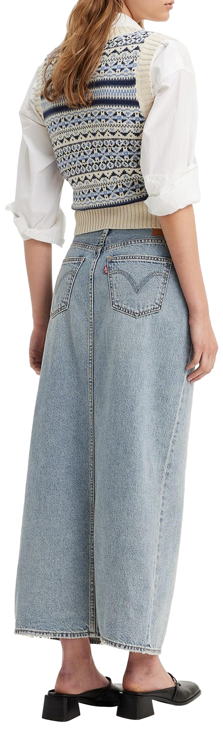Levi's Ankle Column Skirt Donna