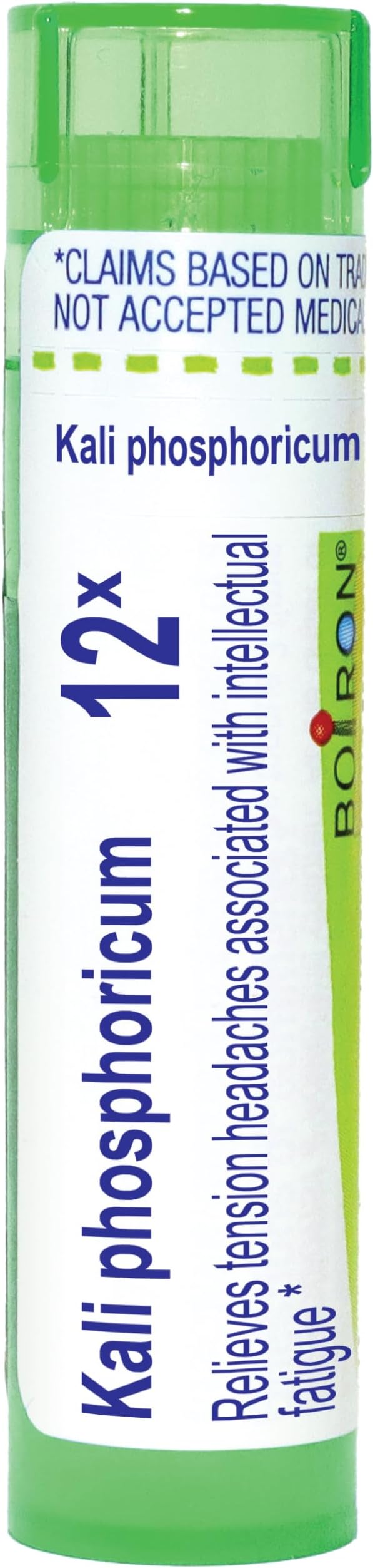 Boiron Kali Phosphoricum 12X for Tension Headachess Associated with Intellectual Fatigue - 80 Pellets