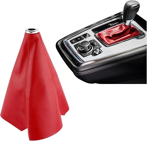 Vista 29 de Salior Funda de cuero para palanca de cambios de automóvil, accesorios para decoración interior de automóvil, funda universal a prueba de polvo