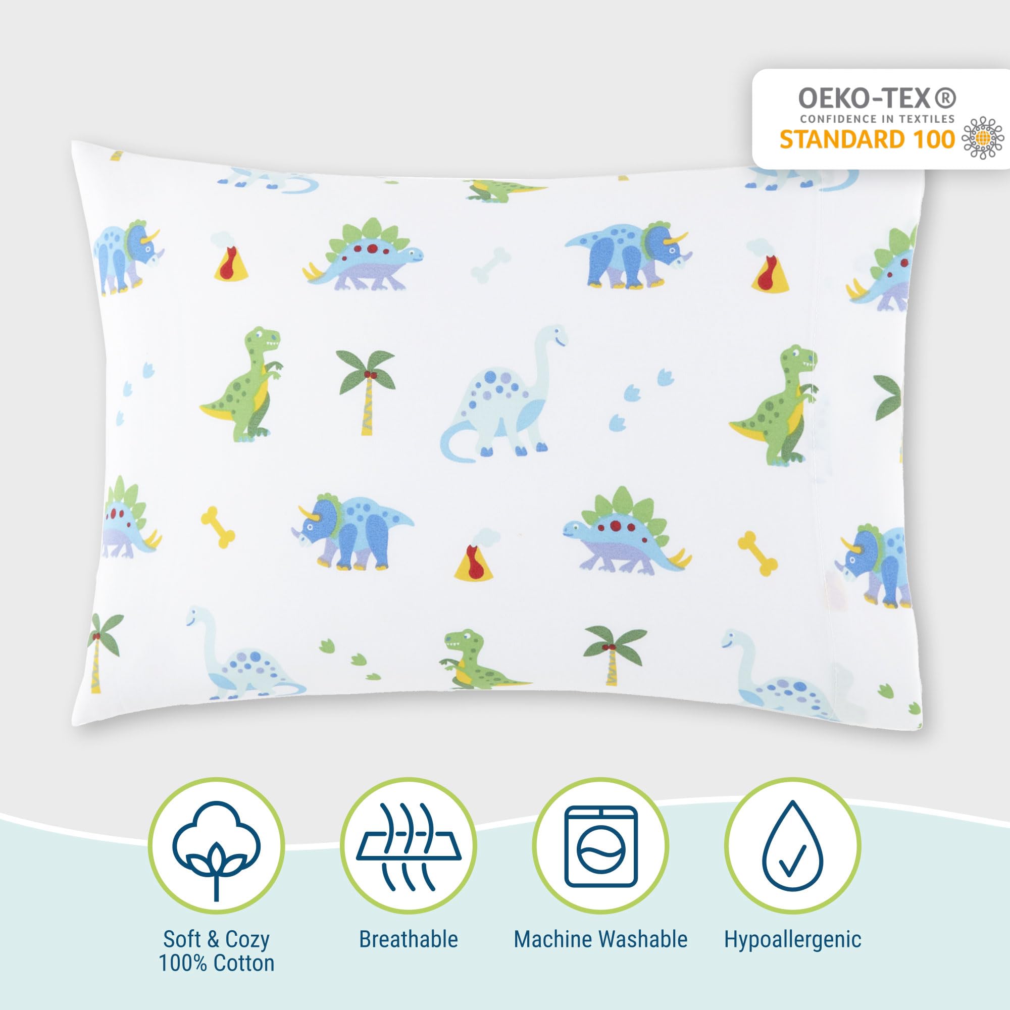 Fundas De Almohada Bebes Cojín Para Bebé Y Niños Pequeños 2 Pack