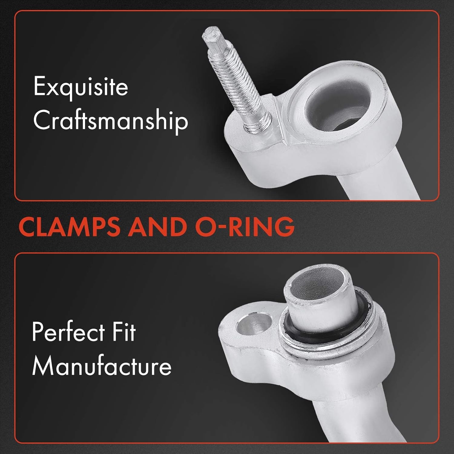 A-Premium A/C Suction Line Hose Assembly Compatible with Cadillac, Chevrolet, GMC Models - Suburban 1500 2500, Tahoe, Yukon, Escalade, Compressor to Evap