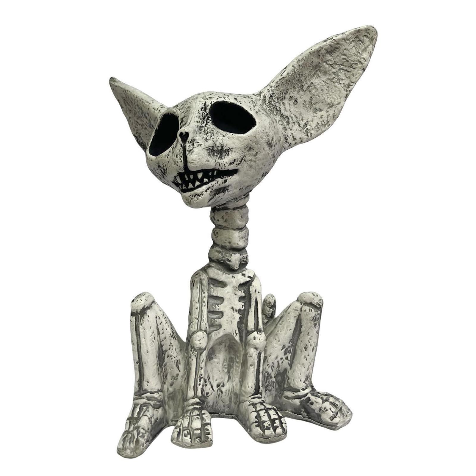 EraSpooky 30,5 cm divertente scheletro gatto decorazione di Halloween raccapricciante casa infestata decorazione puntelli vacanza