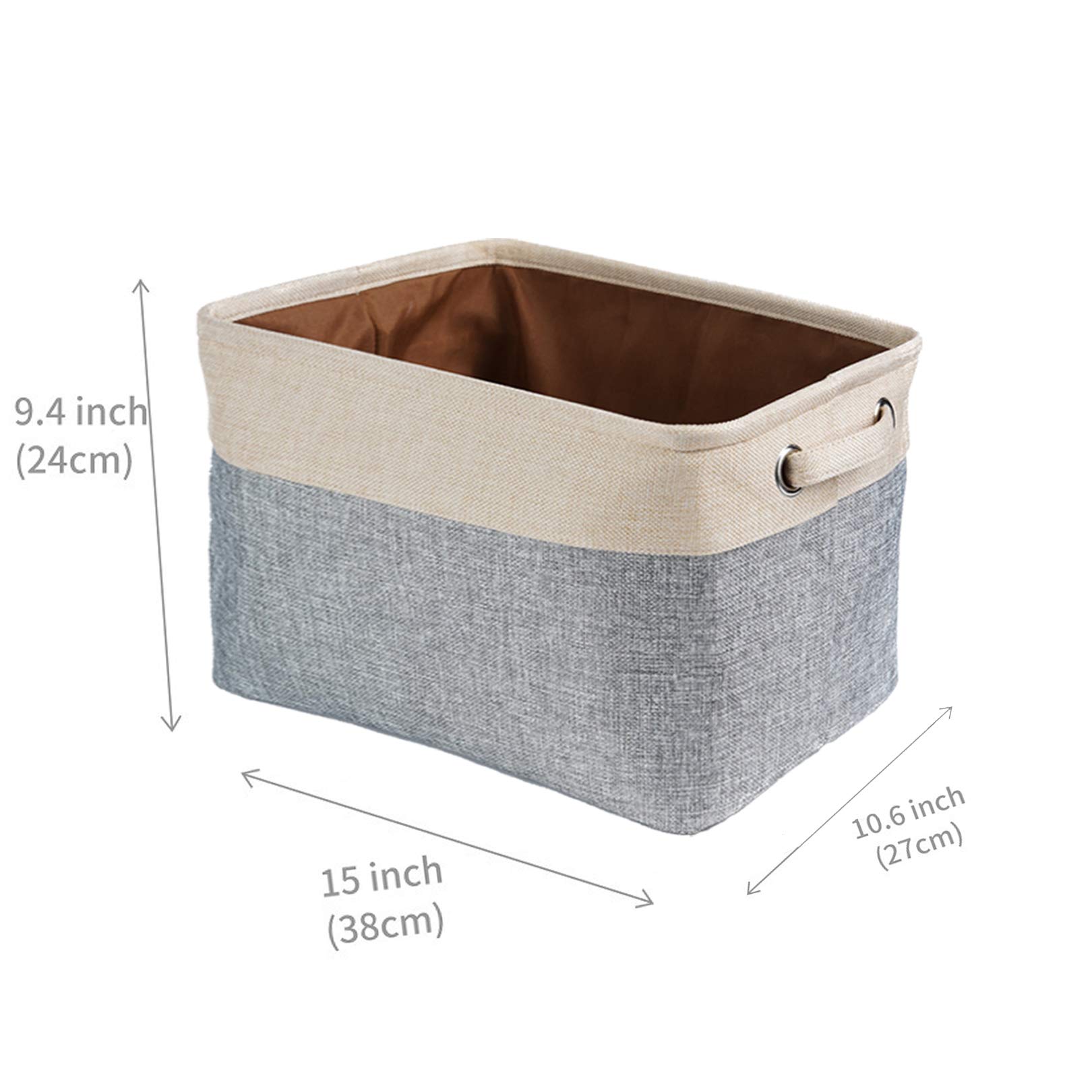Industriële Wasmand Met 2 Vakken En 2 Houten Planken - Wasorganizer Met Uitneembare Waszakken Zwart Metaal Bruin Hout 92h 73b 33d Cm