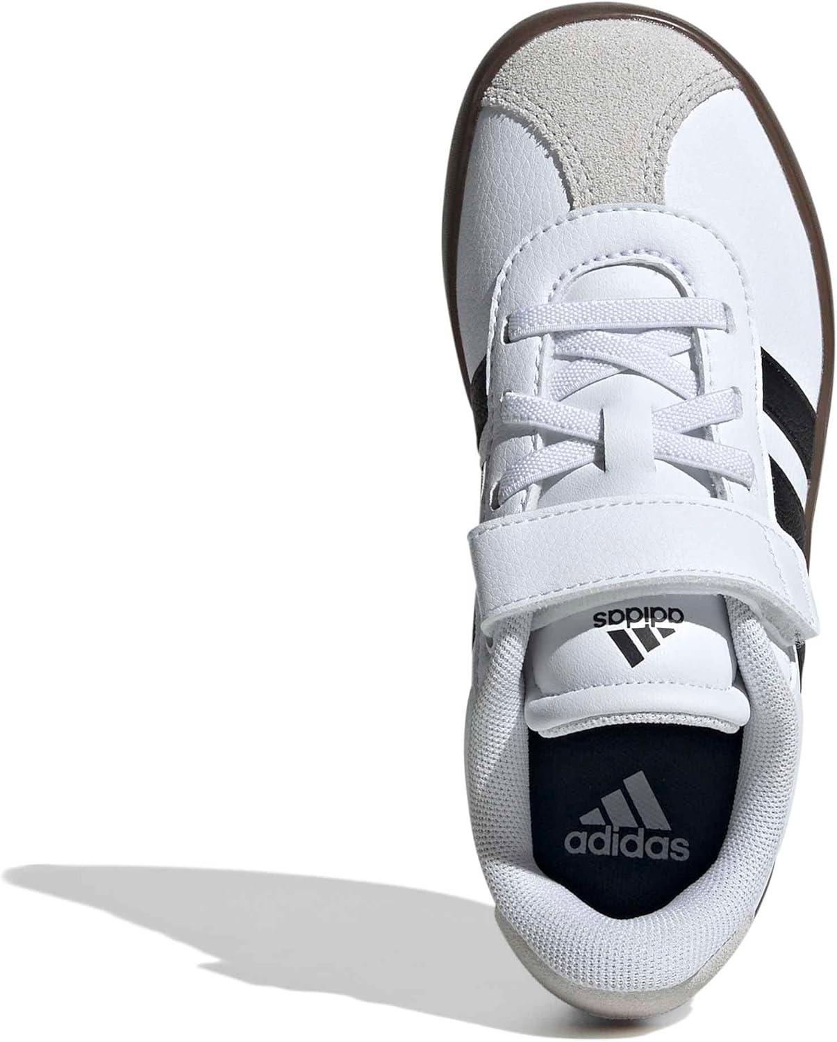 adidas Kids' VL Court 3.0 Elastic Lace & Strap Shoe