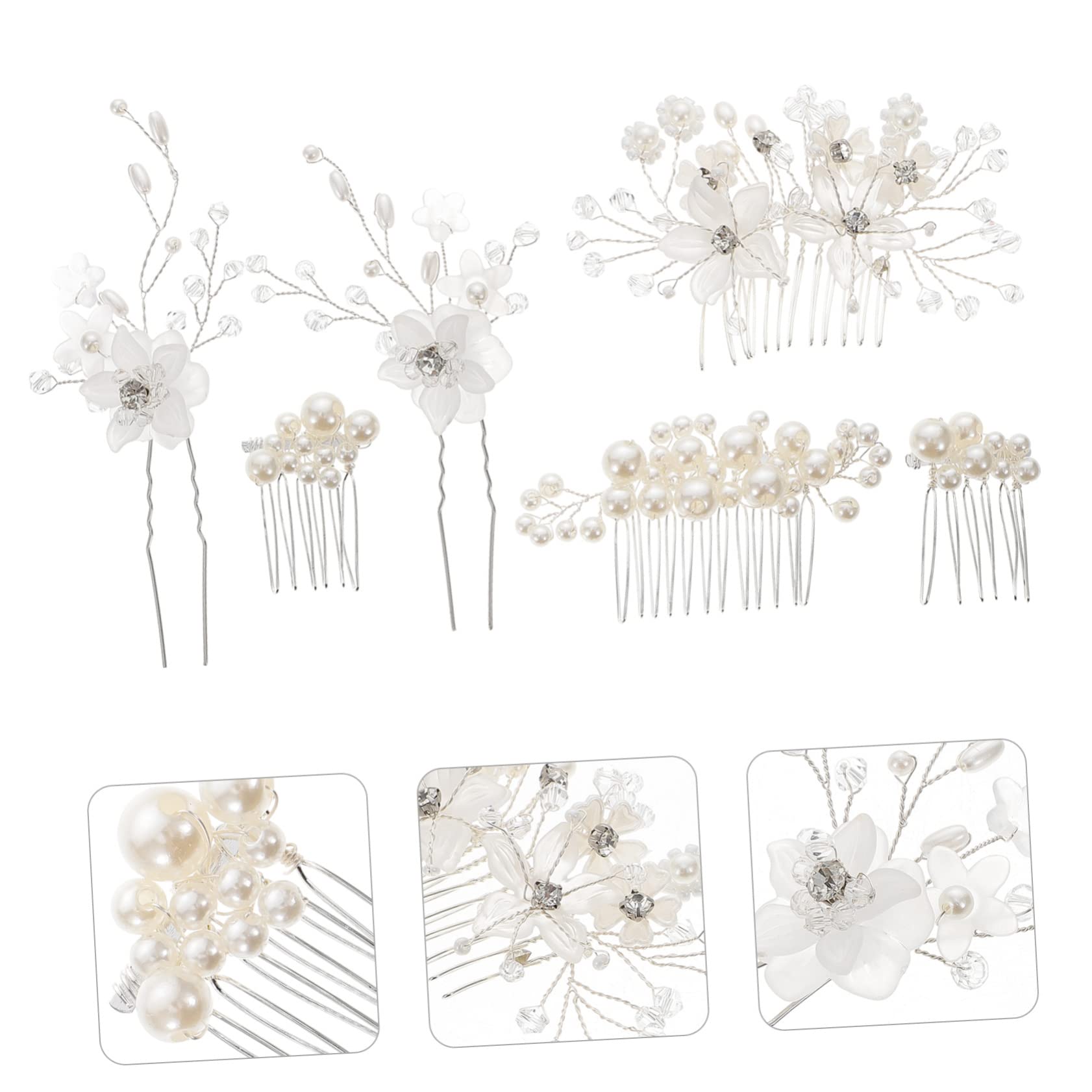 FRCOLOR 30stücke Teiliges Haarschmuck Die Braut Elegante Perlen-haarkämme Und Haarnadeln Für Hochzeiten Feiern Und Besondere Anlässe Hochwertiger Haarschmuck Für Frauen