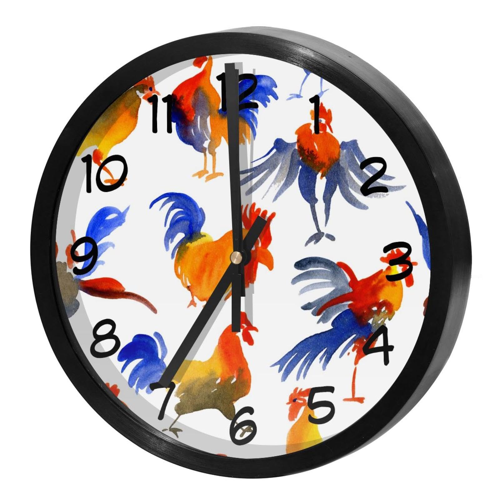 Horloge murale silencieuse à quartz pour bureau et école