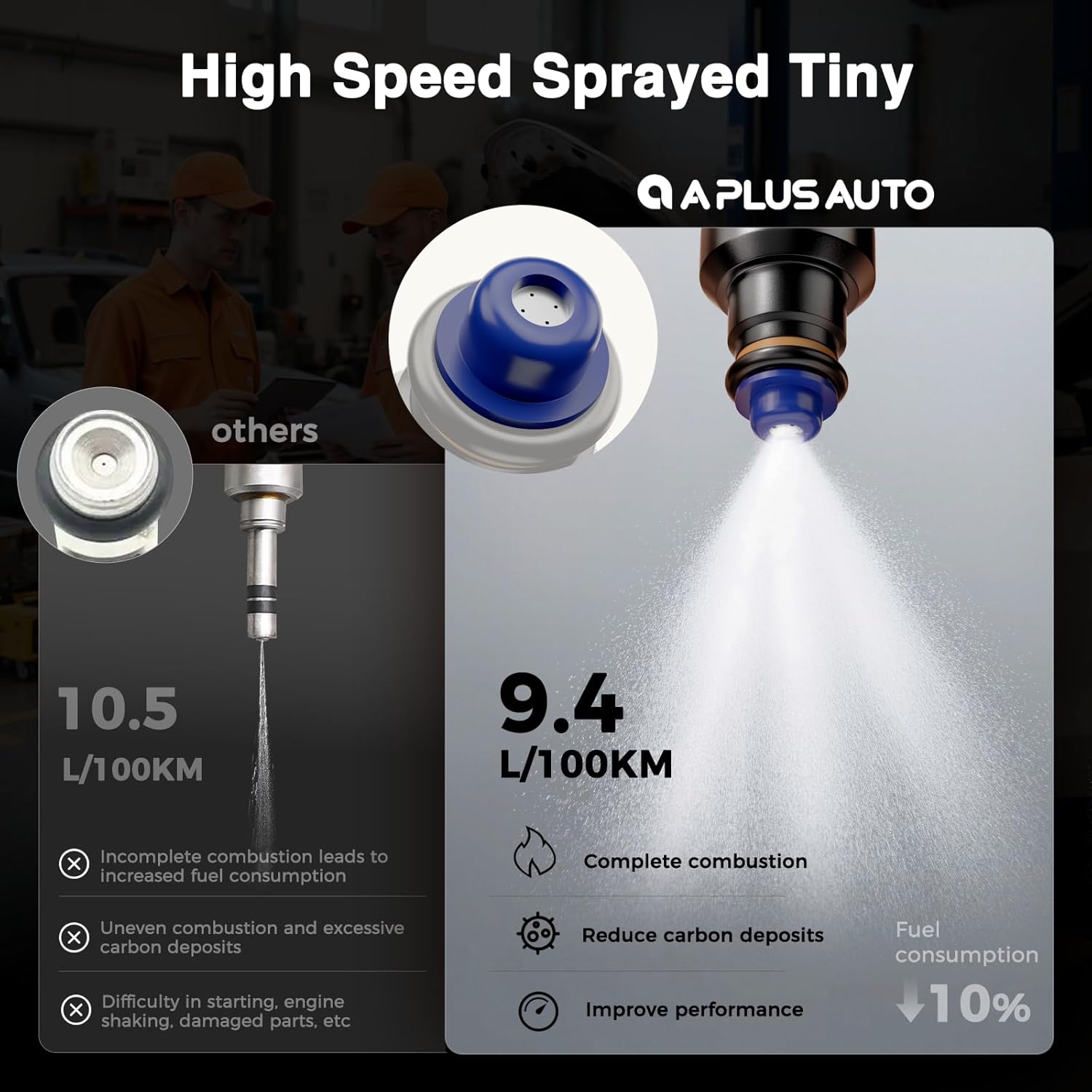 Fuel Injectors Set of 8, Compatible with 1989-2005 Ford Lincoln Mercury - 4.6L 5.0L 5.4L 5.8L V8- F150 F250 F350 E150 E250 E350 Expedition Bronco Mustang - Replace Parts for 0280150943 0280150939