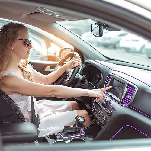 Miniatura 7 de Frienda Paquete de 25 accesorios para automóvil, 20 tiras de ajuste de ventilación de automóvil, tiras de inserción de relleno de 16 pies con